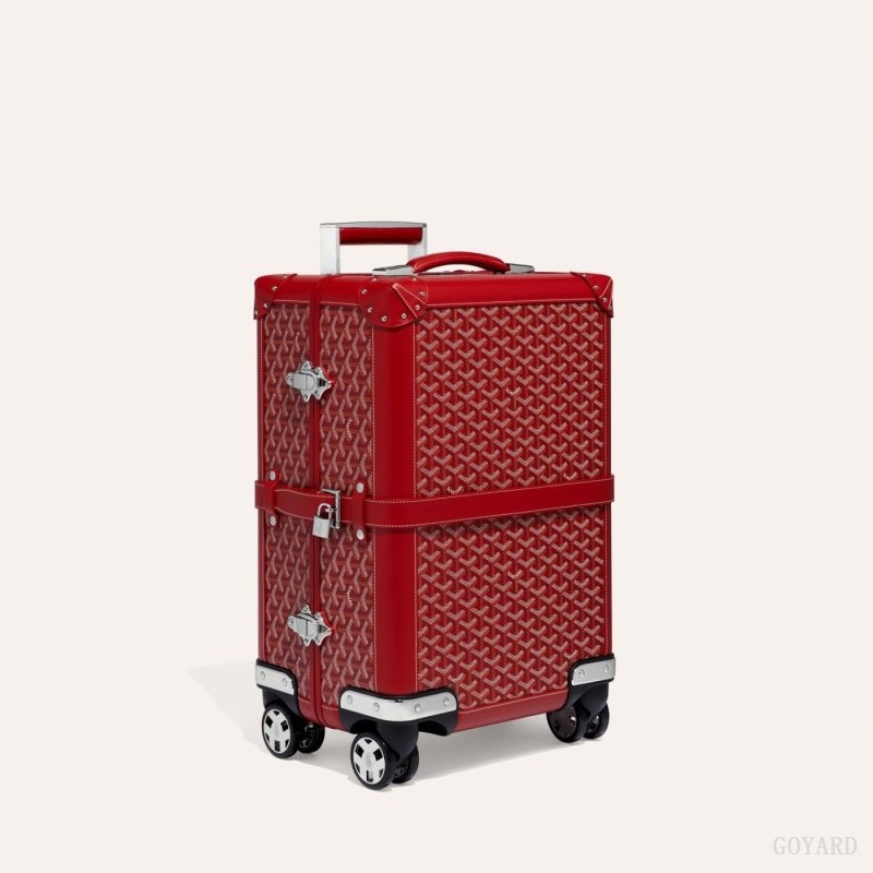 Red Goyard BOURGET PM TROLLEY CASE | YTNJ0589