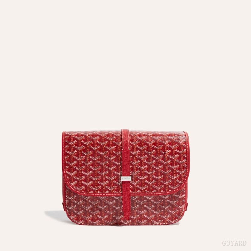 Red Goyard Belvedere MM Bag | IMVU9904