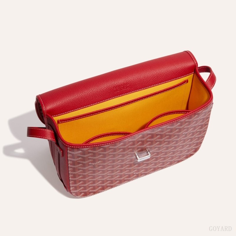 Red Goyard Belvedere MM Bag | IMVU9904