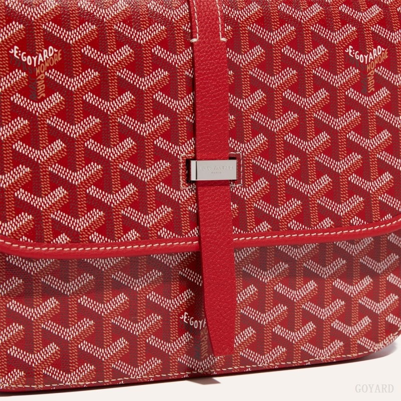 Red Goyard Belvedere MM Bag | IMVU9904