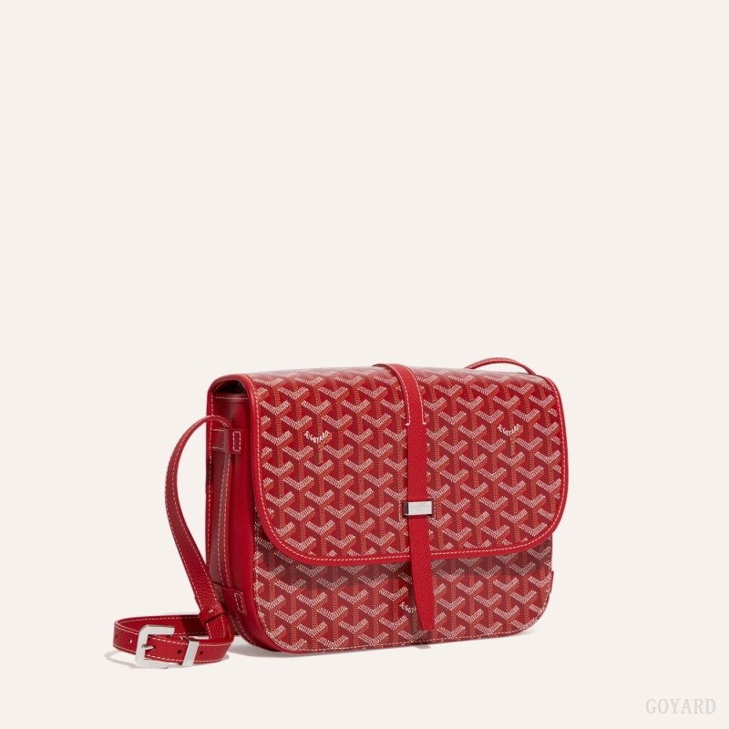 Red Goyard Belvedere MM Bag | IMVU9904