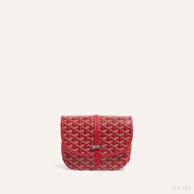 Red Goyard Belvedere PM Bag | XNMB7224