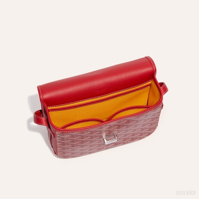 Red Goyard Belvedere PM Bag | XNMB7224