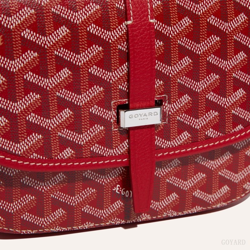 Red Goyard Belvedere PM Bag | XNMB7224