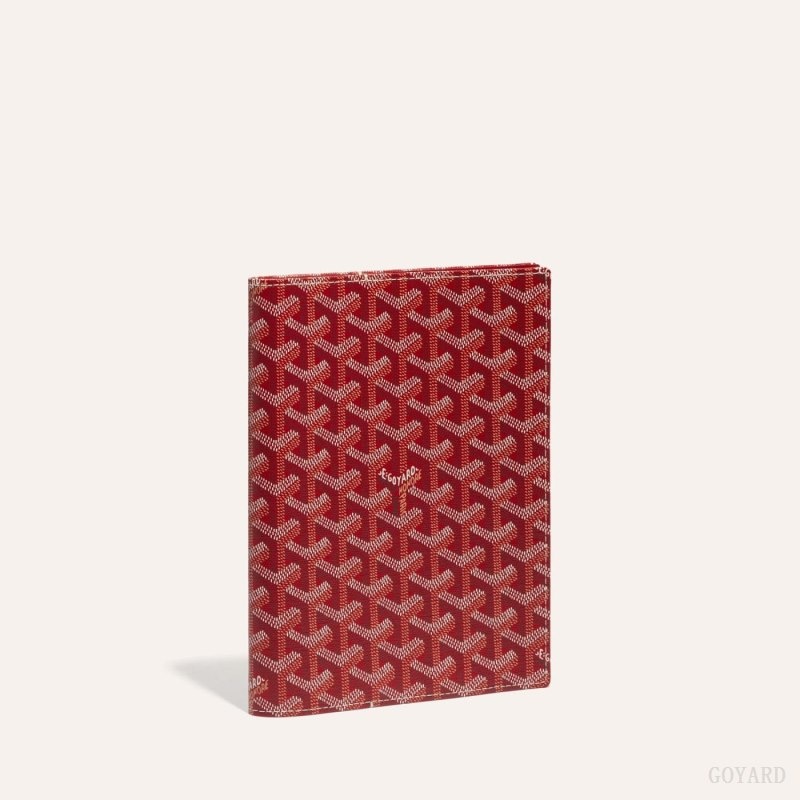 Red Goyard CASTIGLIONE DOCUMENT COVER | UDMU5251