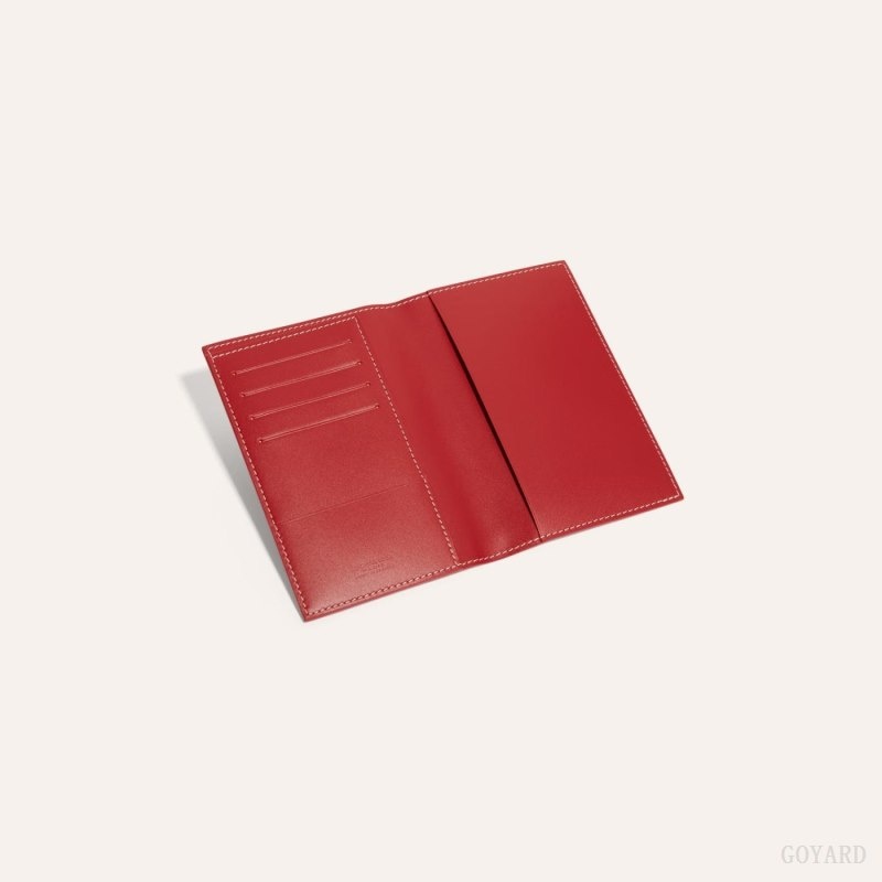 Red Goyard GRENELLE PASSPORT COVER | MVTS9202