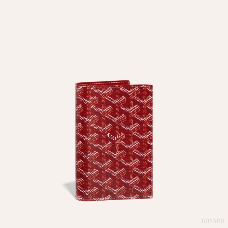 Red Goyard GRENELLE PASSPORT COVER | MVTS9202