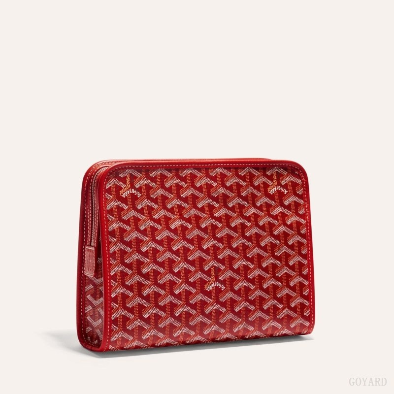 Red Goyard JOUVENCE MM TOILET BAG | HOES8883