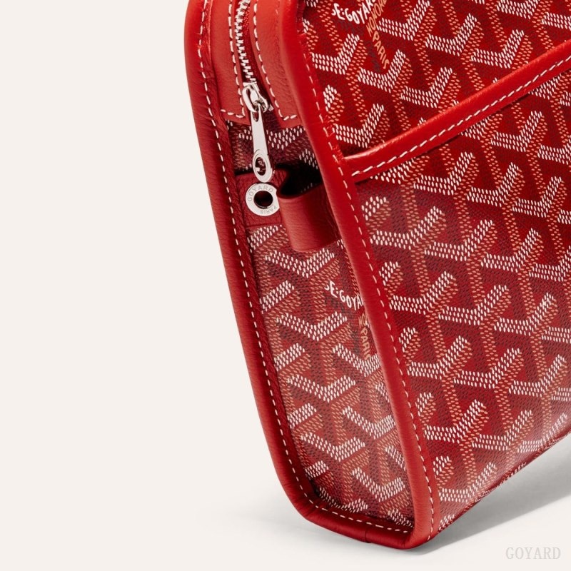 Red Goyard JOUVENCE MM TOILET BAG | HOES8883