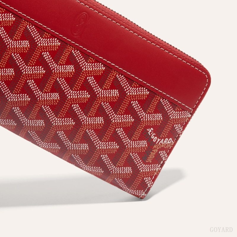 Red Goyard MATIGNON GM WALLET | RXVK5469