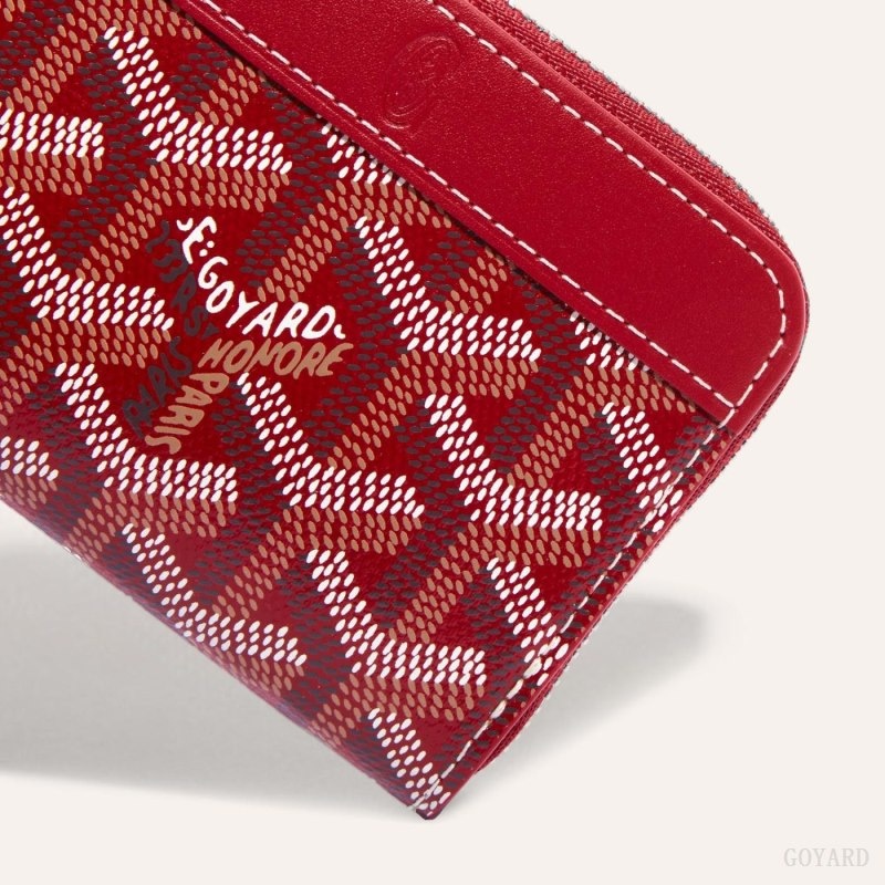 Red Goyard MATIGNON MINI WALLET | IYET8343