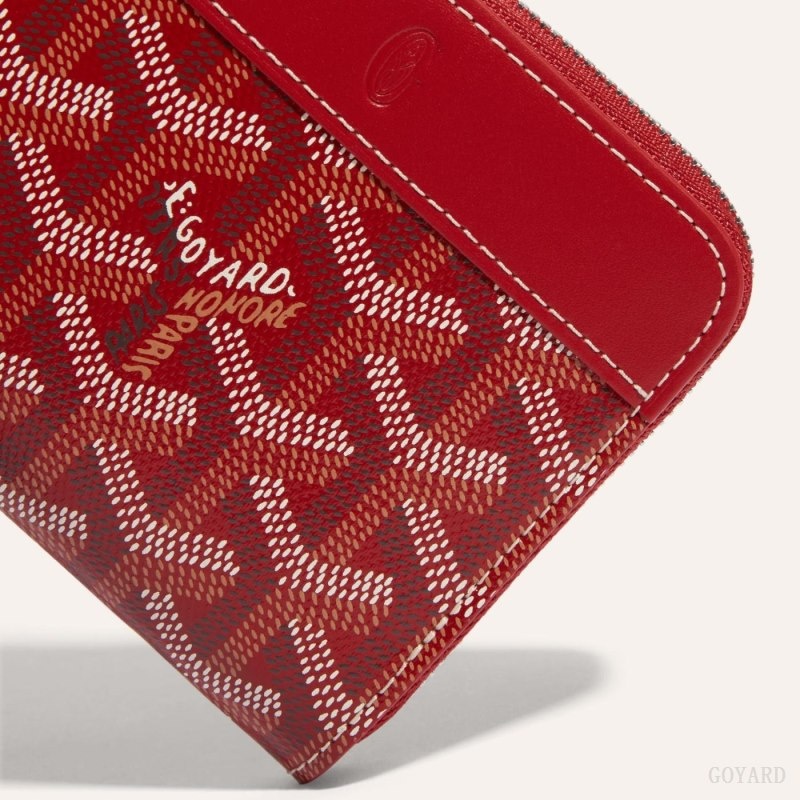 Red Goyard MATIGNON PM WALLET | URTQ2788