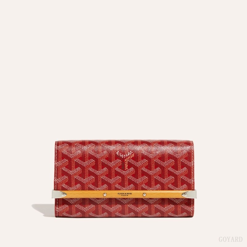 Red Goyard Monte-Carlo Mini Case | BFUL0950