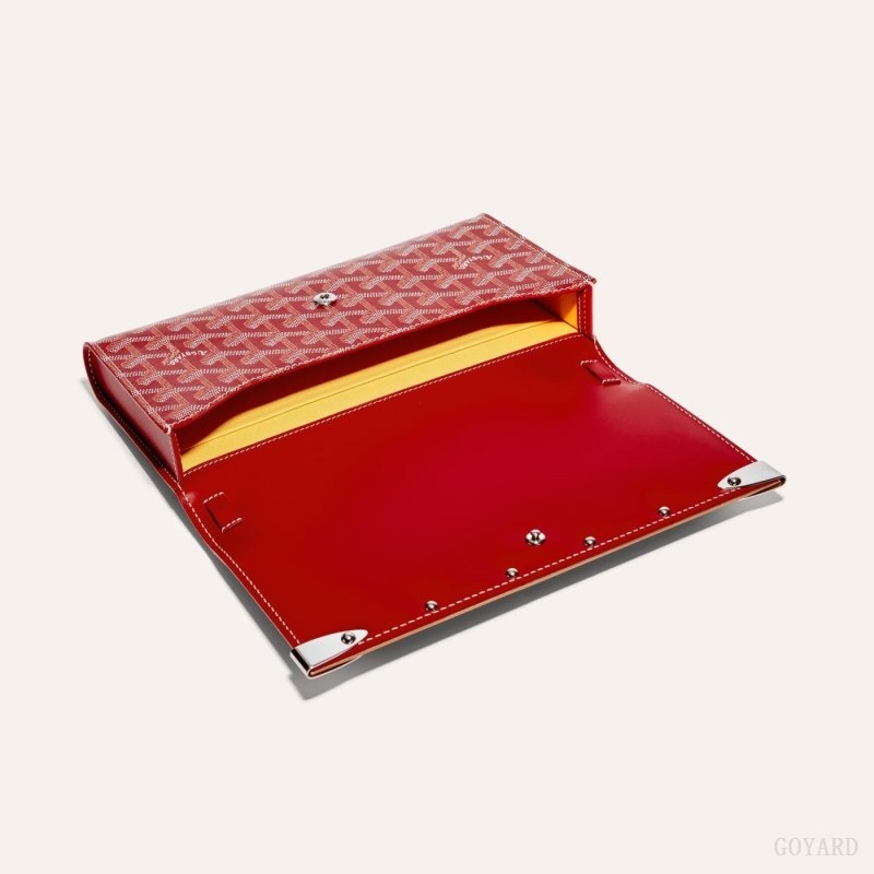 Red Goyard Monte-Carlo PM Clutch | EEWY4327