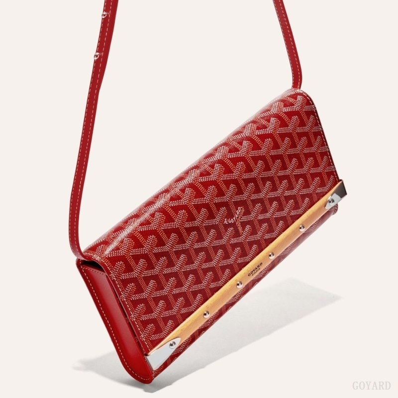 Red Goyard Monte-Carlo PM Clutch | EEWY4327