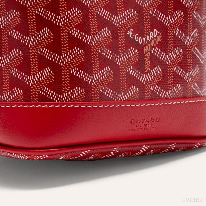 Red Goyard PETIT FLOT BUCKET BAG | DOUH0216