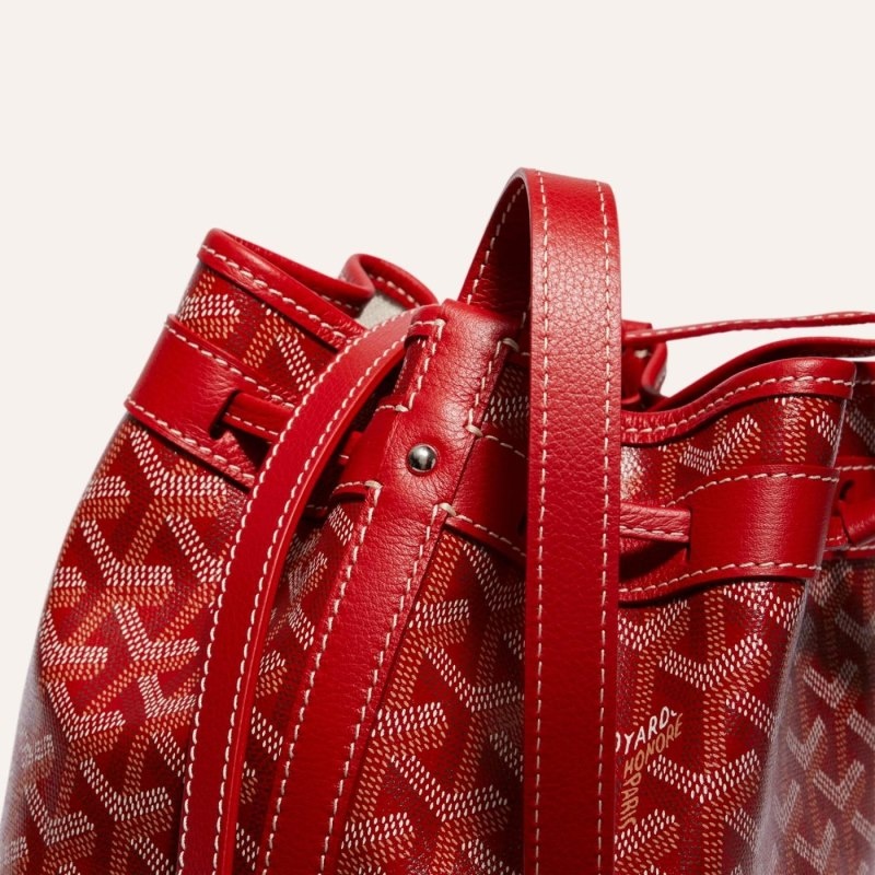 Red Goyard PETIT FLOT BUCKET BAG | DOUH0216