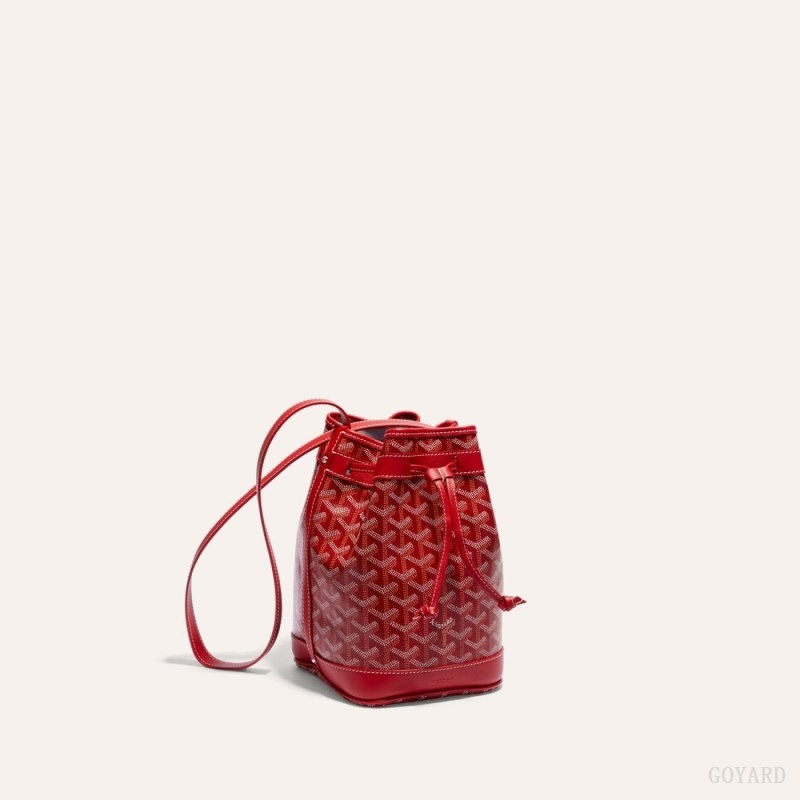 Red Goyard PETIT FLOT BUCKET BAG | DOUH0216