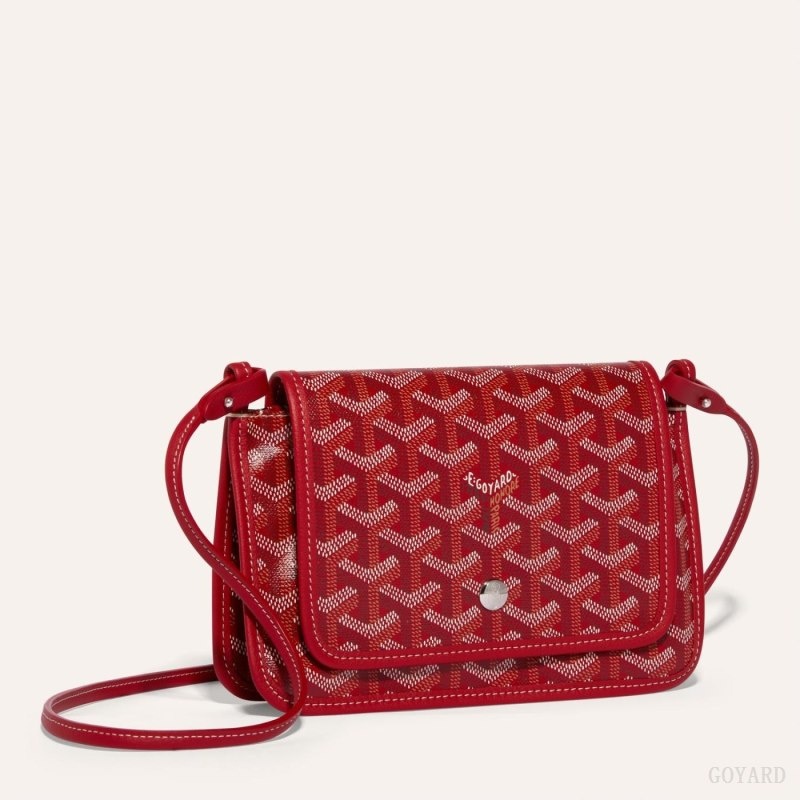 Red Goyard PLUMET POCKET WALLET | ZHFT4755