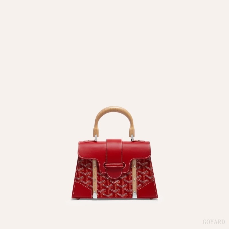 Red Goyard SAÏGON STRUCTURE MINI BAG | KOSD6781