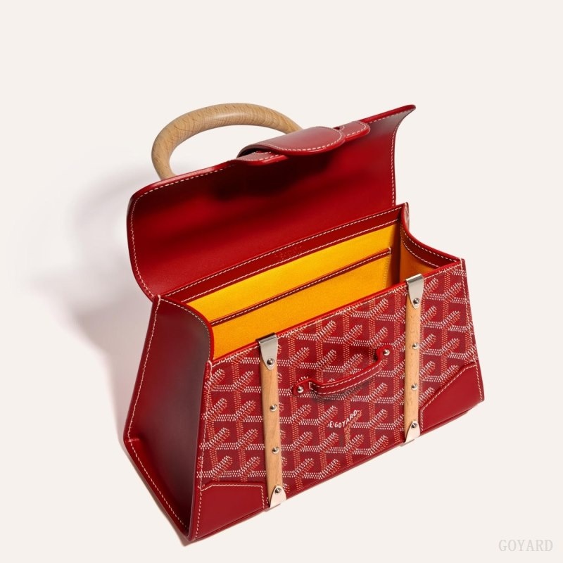 Red Goyard SAÏGON STRUCTURE MINI BAG | KOSD6781