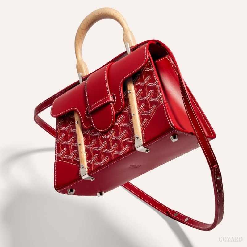 Red Goyard SAÏGON STRUCTURE MINI BAG | KOSD6781