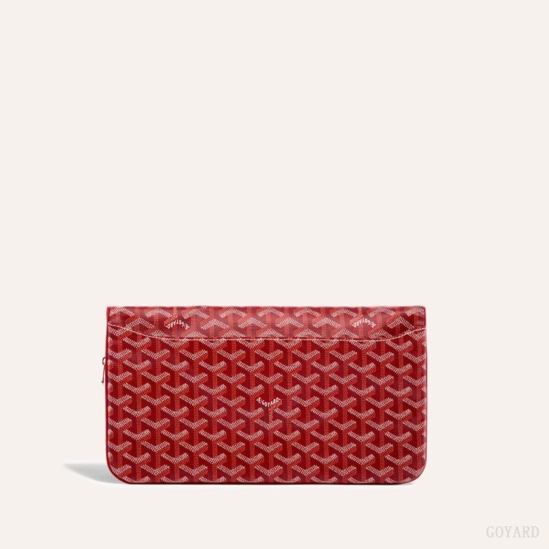 Red Goyard SAINTE-MARIE CLUTCH | ZUMM6772