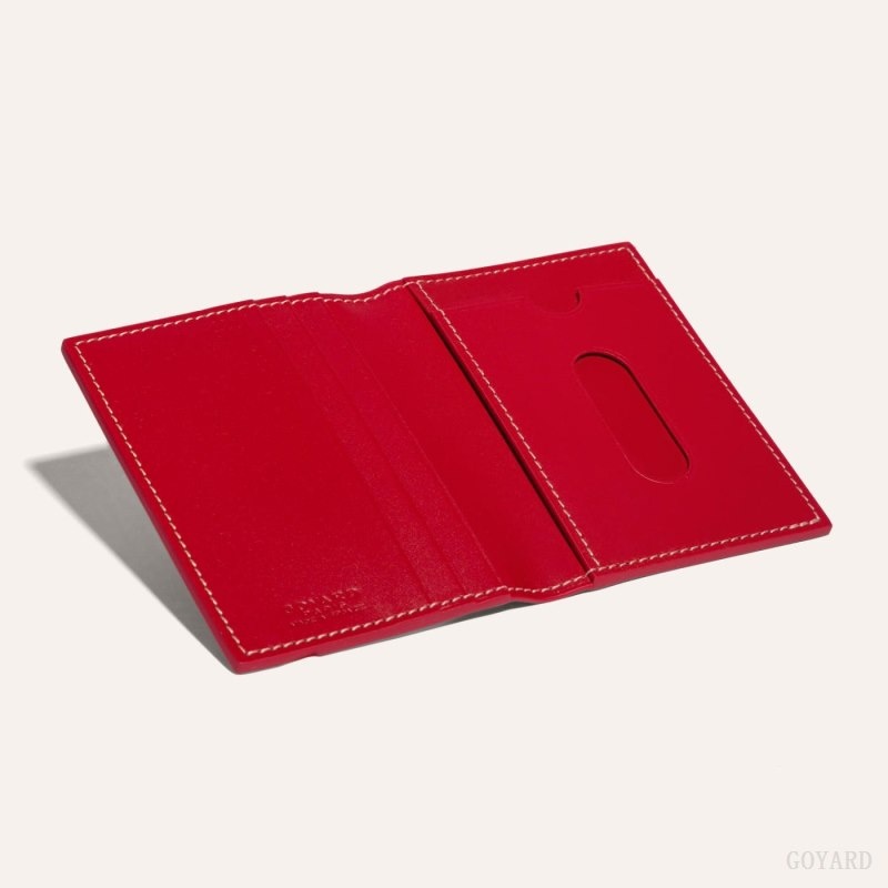 Red Goyard SAINT-MARC CARD WALLET | JSTP4308