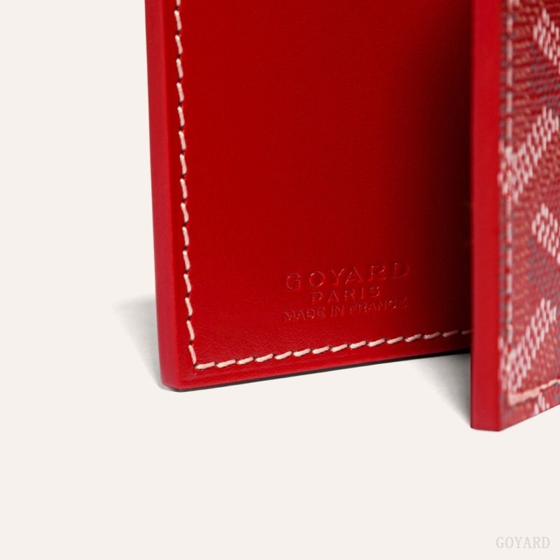 Red Goyard SAINT-MARC CARD WALLET | JSTP4308