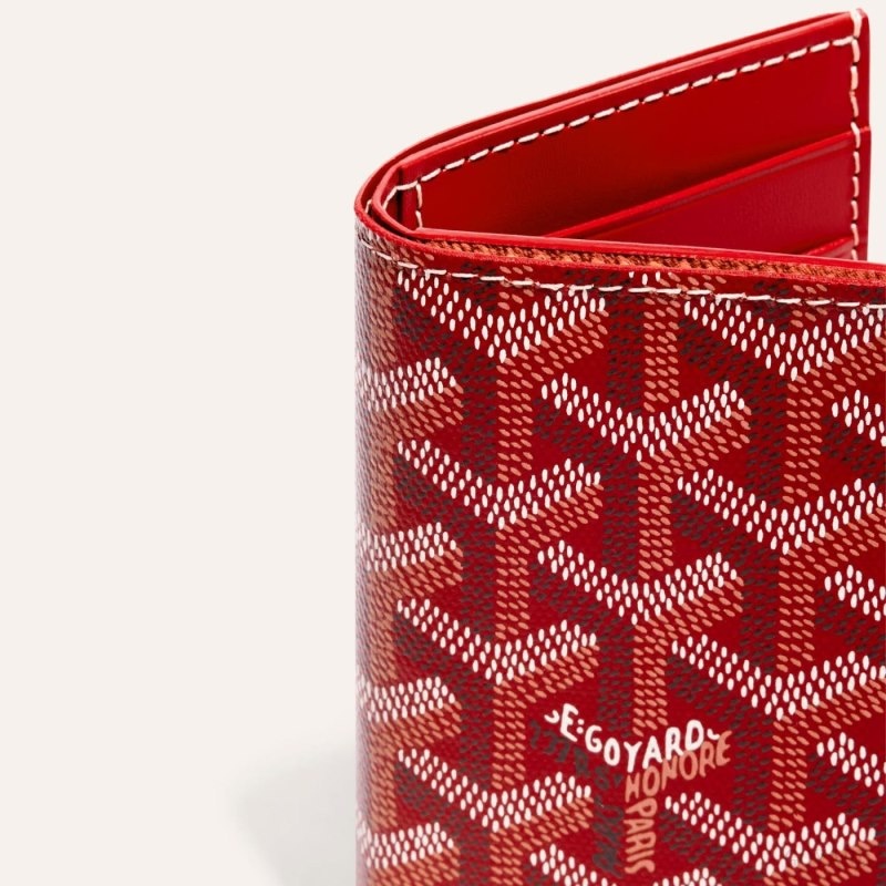 Red Goyard SAINT-PIERRE CARD WALLET | SCVJ2179