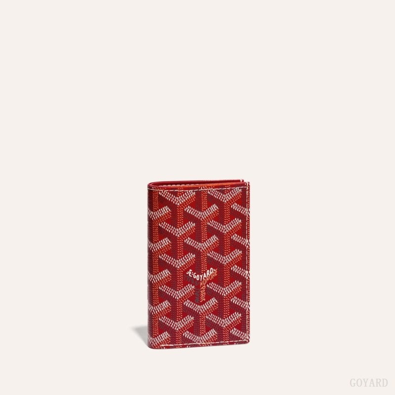 Red Goyard SAINT-PIERRE CARD WALLET | SCVJ2179