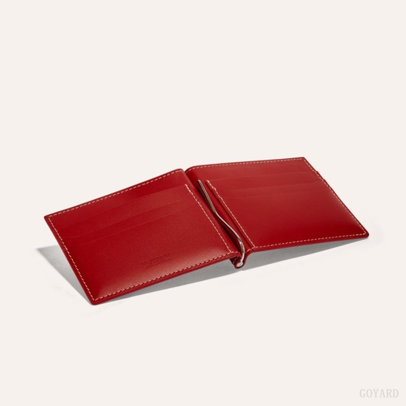 Red Goyard SAINT-THOMAS BILL FOLD | ALIQ7055