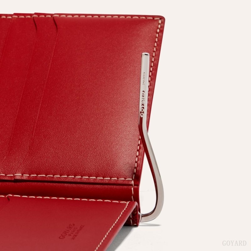 Red Goyard SAINT-THOMAS BILL FOLD | ALIQ7055