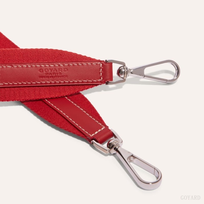 Red Goyard SANGLE MM STRAP | PYII7062