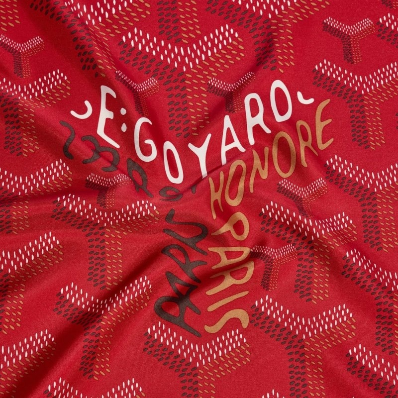 Red Goyard SCARF N°1 | OPDQ6056