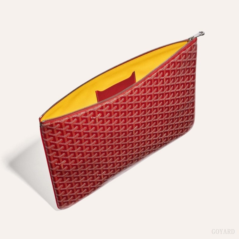 Red Goyard SENAT GM DOCUMENT CASE | RAJF0772