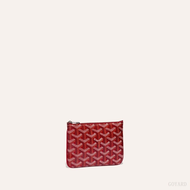 Red Goyard SÉNAT MINI WALLET | VDTV4494