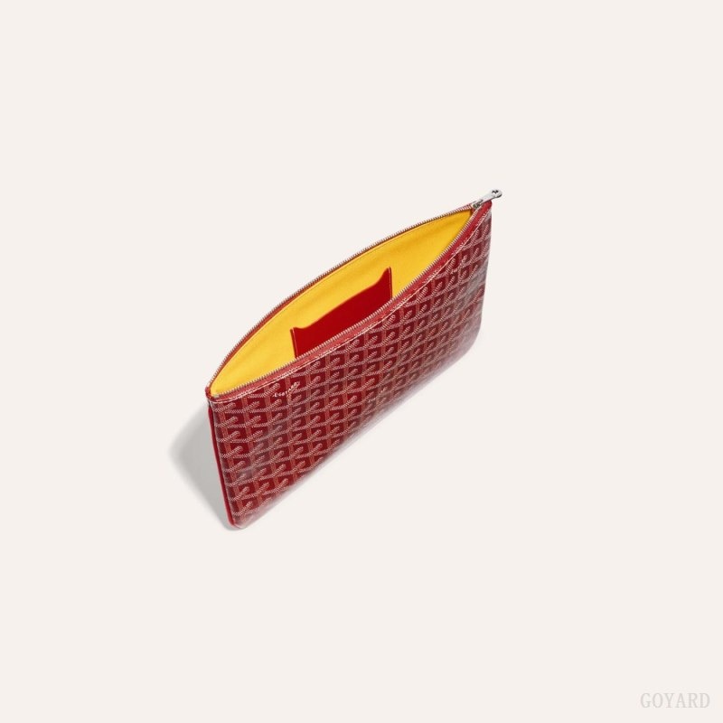 Red Goyard SÉNAT MM POCKET | LMGT4379