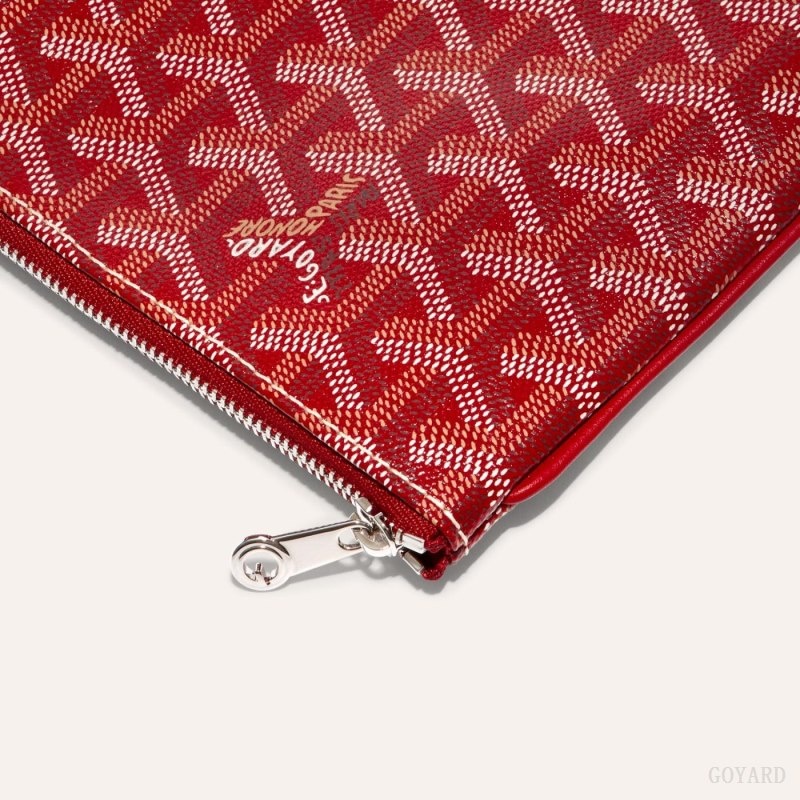 Red Goyard SÉNAT MM POCKET | LMGT4379