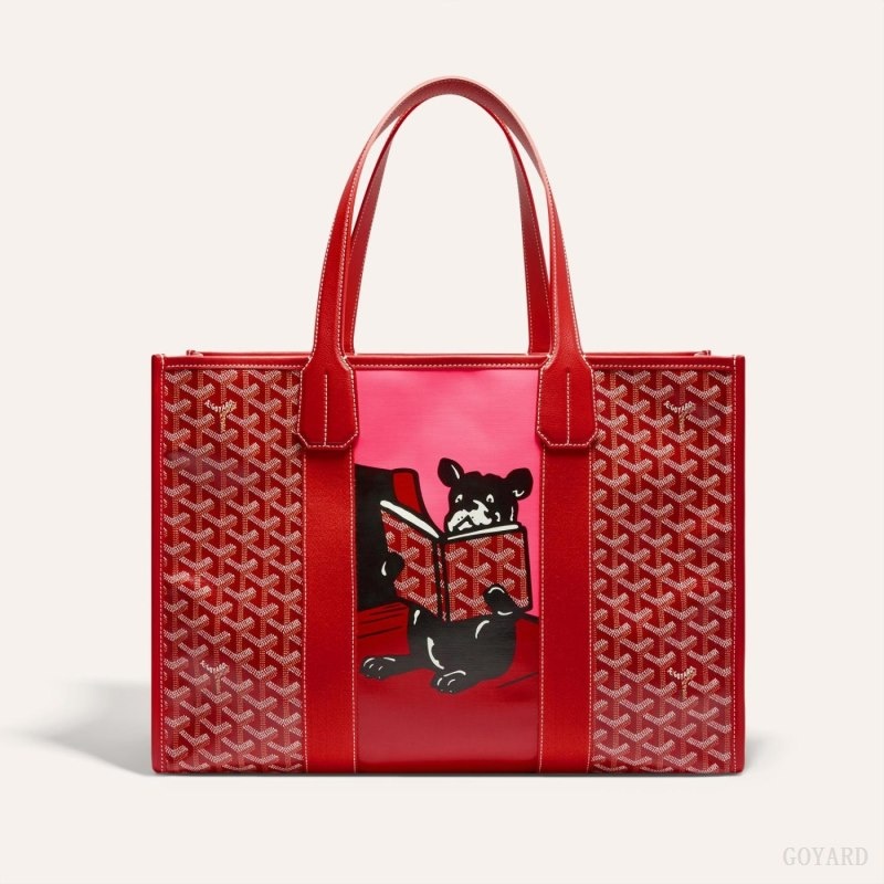 Red Goyard VILLETTE TOTE BAG | MHRY3879