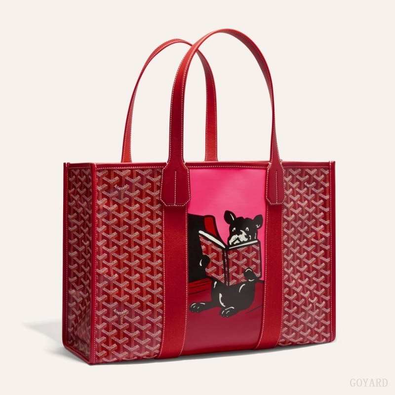 Red Goyard VILLETTE TOTE BAG | MHRY3879