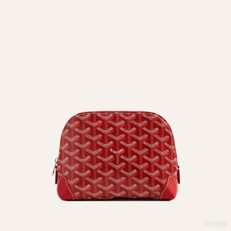 Red Goyard Vendôme Cosmetic Pouch | WAFG4114