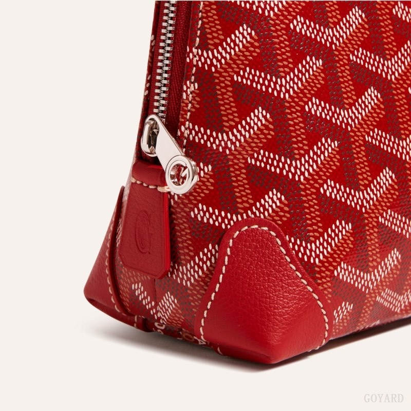 Red Goyard Vendôme Cosmetic Pouch | WAFG4114