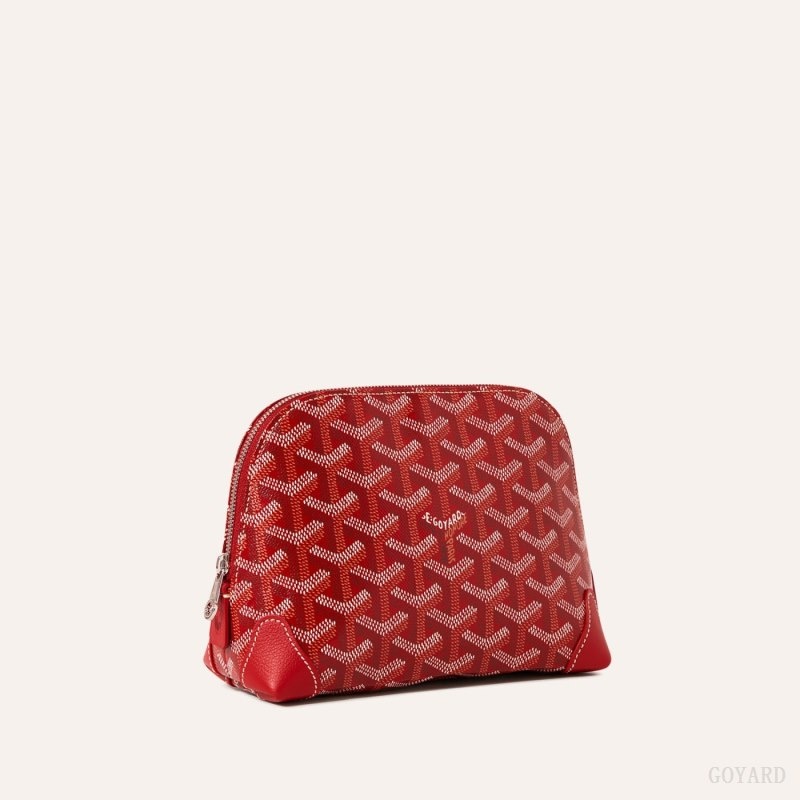 Red Goyard Vendôme Cosmetic Pouch | WAFG4114