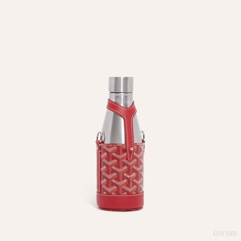 Red Goyard Yonne PM Case & Flask | CCFY8644