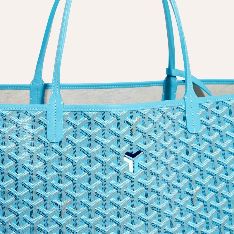 Turquoise Goyard Saint Louis GM Bag and Balise Beach Towel | JNWC8102