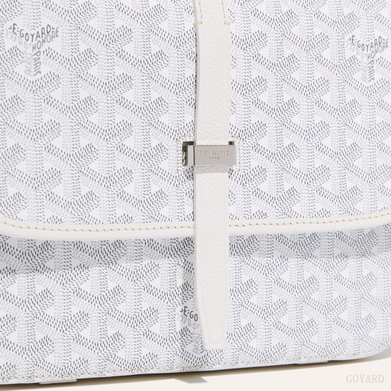 White Goyard Belvedere MM Bag | TVYX2678