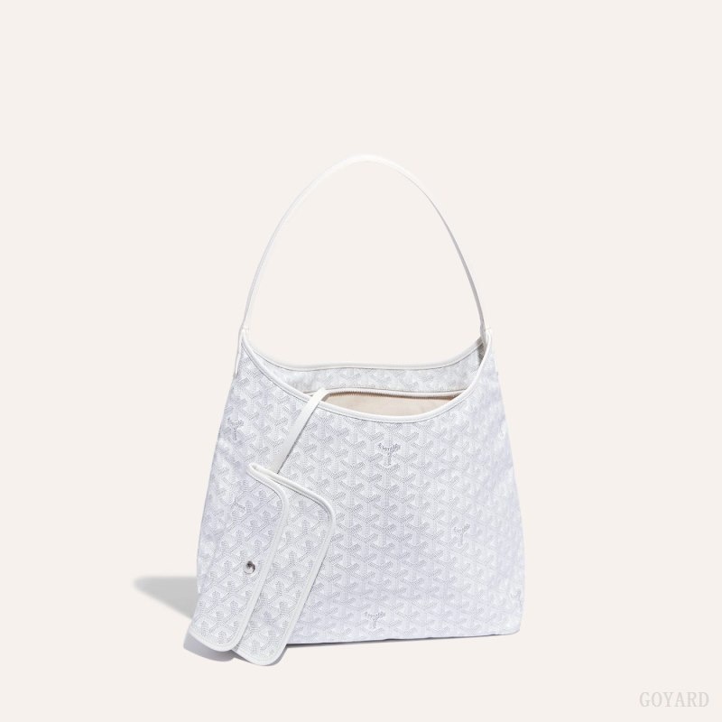 White Goyard Bohème Hobo Bag | HIVU2561