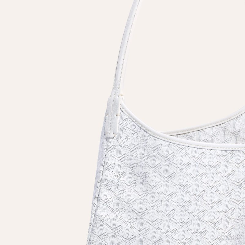 White Goyard Bohème Hobo Bag | HIVU2561