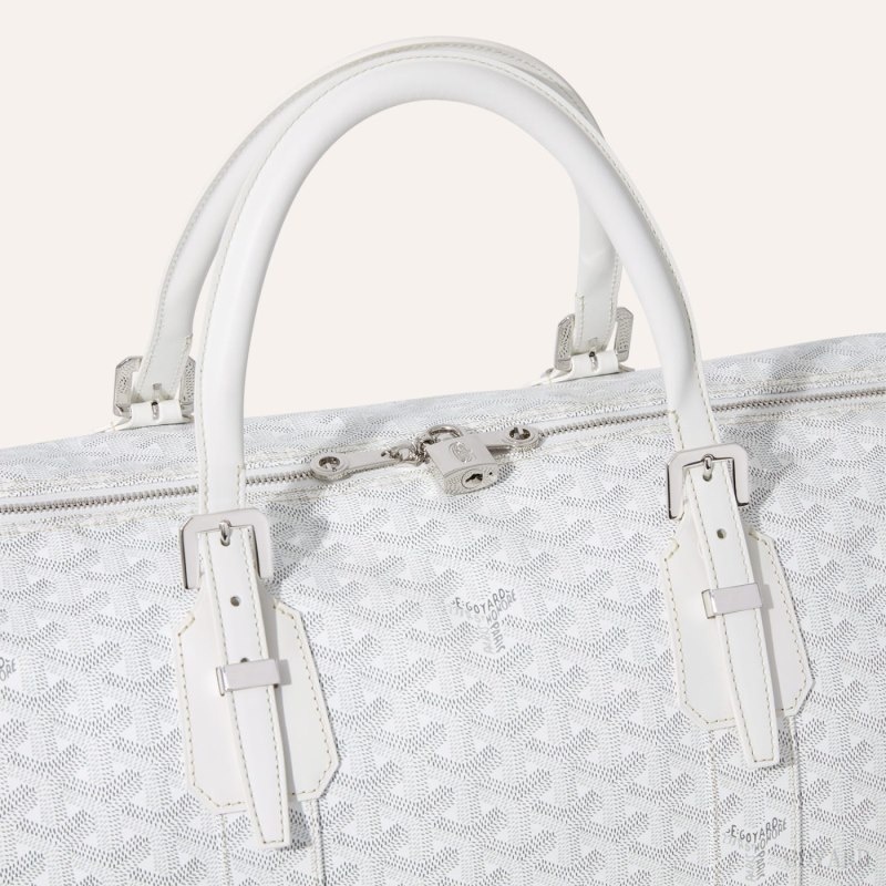 White Goyard Boston 50 bag | CQDO7419